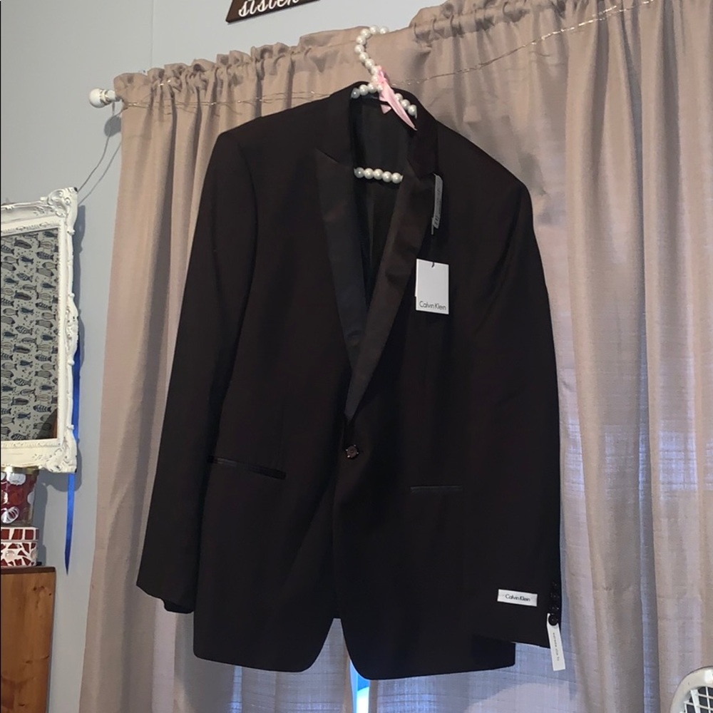 NEW Calvin Klein Suit top / blazer Wine size 44R